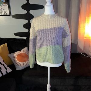 Top shop color block jumper